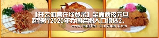 【开云体育在线登录】全面两孩元旦起施行2020年我国老龄人口将达2.43亿(图1) 开元棋牌app